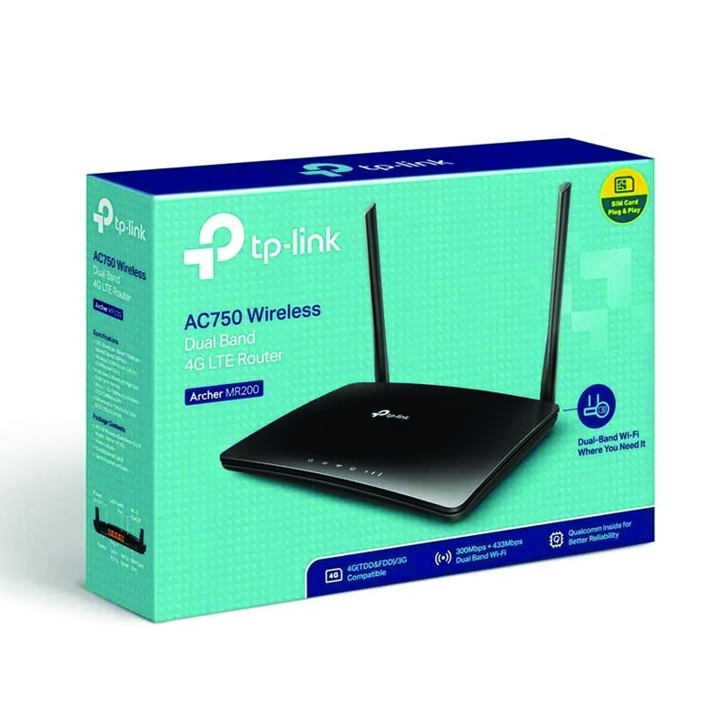 TP-Link AC750 Wireless Dual Band 4G LTE Router. - Buineshop